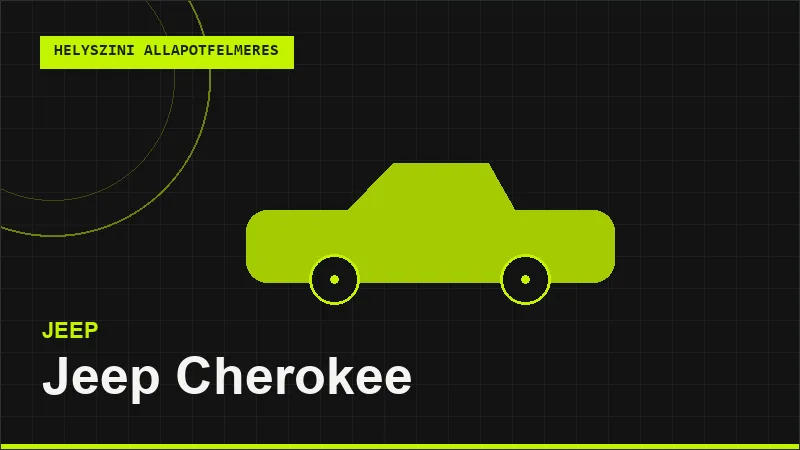 Jeep Cherokee helyszíni autó állapotfelmérés vásárlás előtt