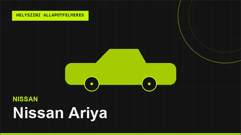 Nissan Ariya helyszíni autó állapotfelmérés vásárlás előtt