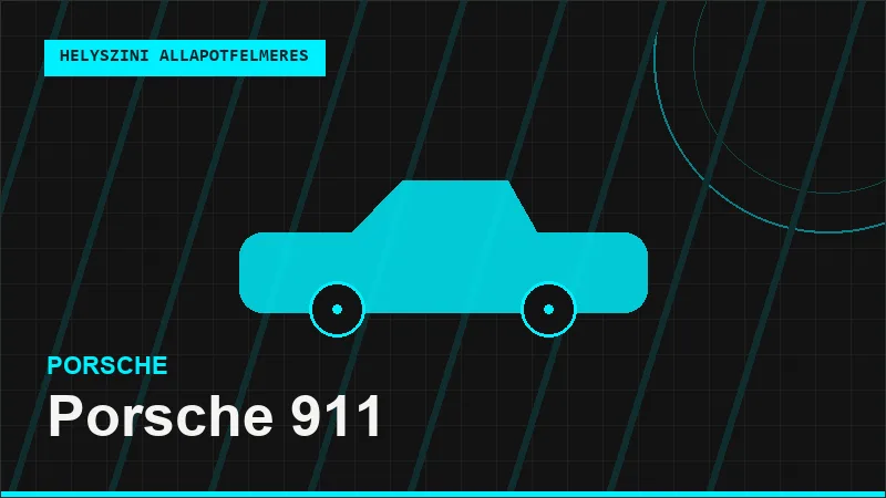 Porsche 911 helyszíni autó állapotfelmérés vásárlás előtt