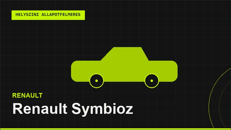 Renault Symbioz helyszíni autó állapotfelmérés vásárlás előtt