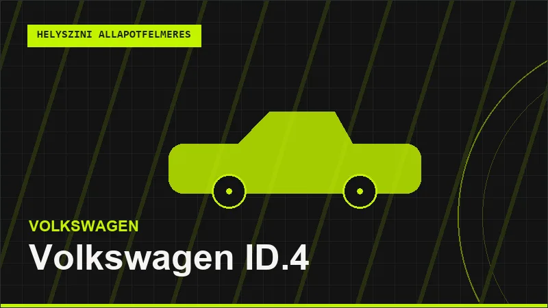 Volkswagen ID.4 helyszíni autó állapotfelmérés vásárlás előtt